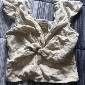 Women's Cream Crop Top